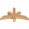 Ekena Millwork Alberta Smooth Timber Gable Bracket, Western Red Cedar, 36"W x 21"H x 3 1/2"D x 3 1/2"F, 14/12 Pitch GBW036X21X0404ALB00SWR - alternate 2
